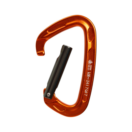Скалолазный карабин с прямой защелкой (Keylock)