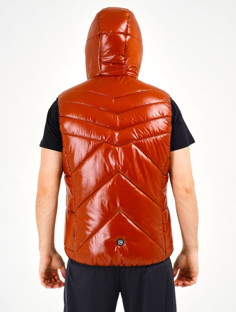 Мужской утепленный жилет с капюшоном DE Ленинград