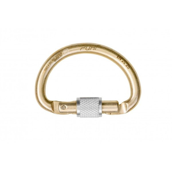 Карабин RING полукруглый с муфтой keyloсk, 25 кН