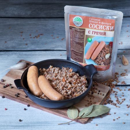 Кронидов Сосиски с гречей 250 г
