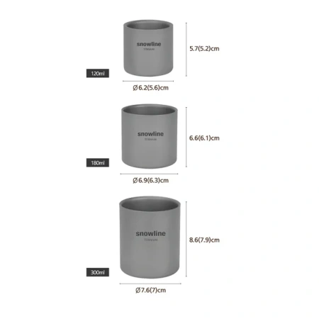 Набор термостаканов Snow Line Outdoor Titanium Cup