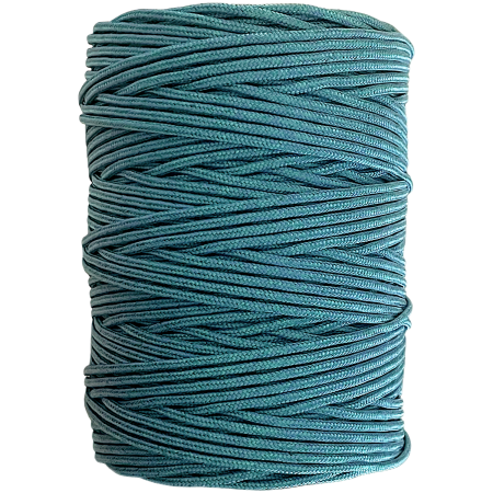 ШНУР репшнур ПА 5 мм 16-ти пр. с ПА серд (бирюзовый)