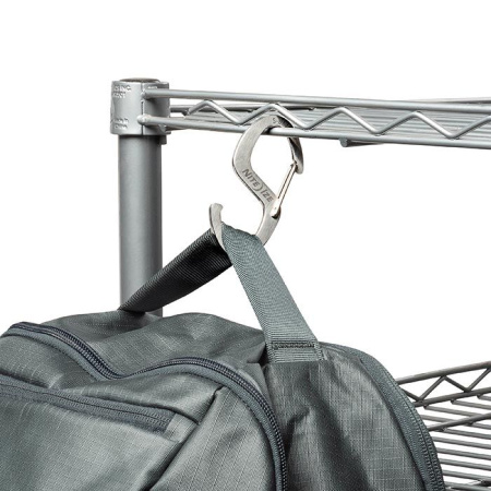 Аксессуарный карабин-крюк металлический NITE IZE S-Biner Hook-N-Hold S-Hook