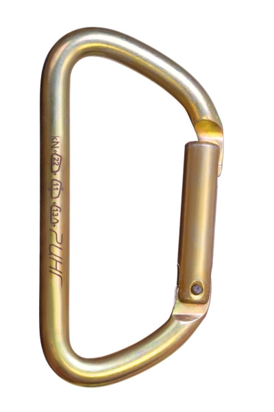 Стальной карабин трапеция RING