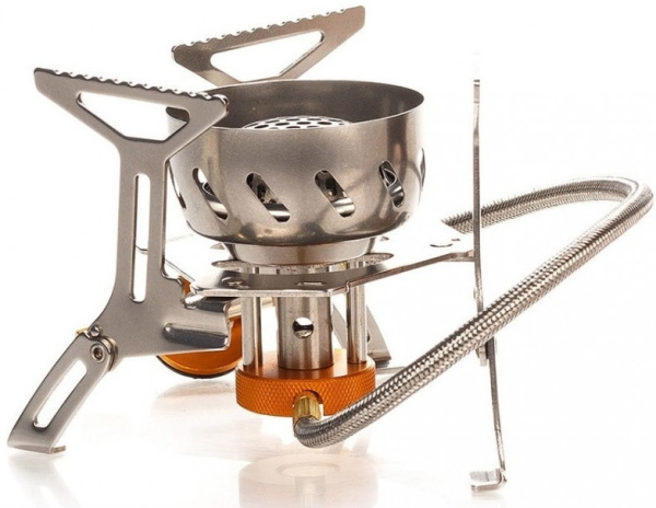 Туристическая горелка TRAMP складная со шлангом TRG-047