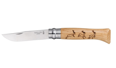 Нож Opinel N°08 Animalia Deer