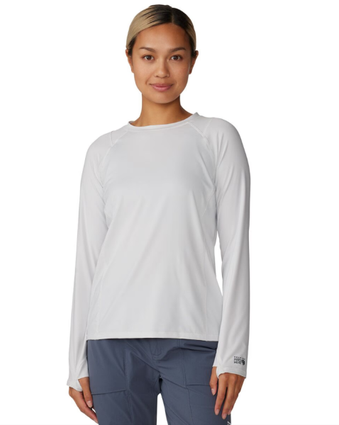 MHW футболка Crater Lake Long Sleeve жен. (XL, белый)