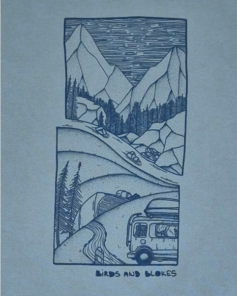 Мужской лонгслив Birds and Blokes FLOW