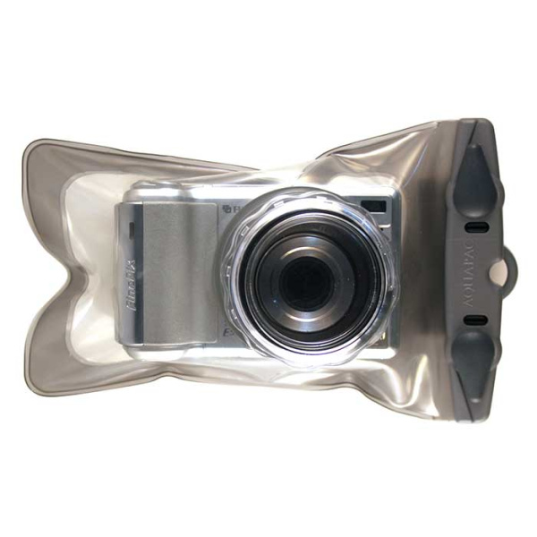 Чехол герметичный AQUAPAC Mini Camera Case with Hard Lens (Cool Grey)