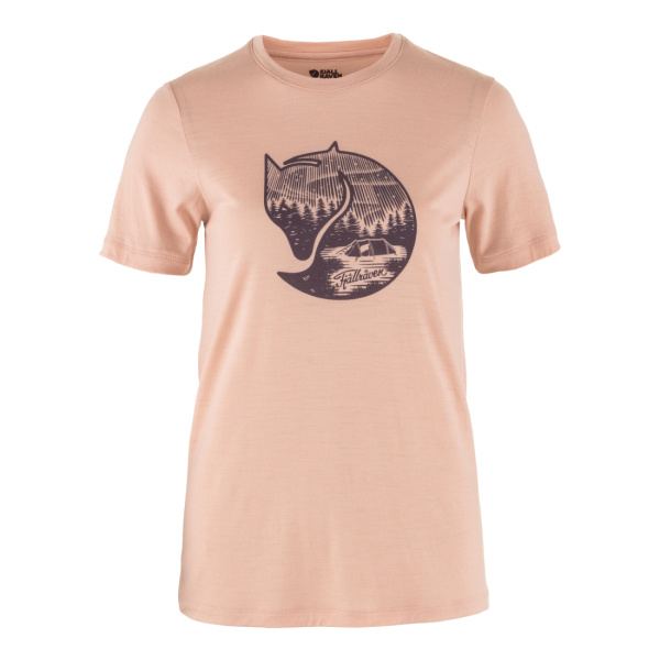 FJALL RAVEN футболка Abisko Fox SS жен. (XS, розовый )
