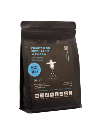 Сублимированное блюдо Равновесие Ризотто со шпинатом и рыбой