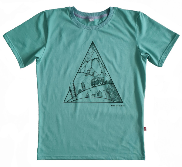 Birds and Blokes футболка TRIANGLE муж. (S, васаби)