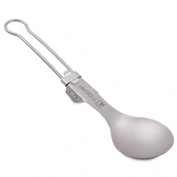 Титановая cкладная ложка T-Gear Titanium Folding Spoon