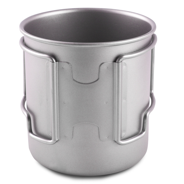 Титановая кружкa с крышкой T-Gear Titanium Mug With Lid 400
