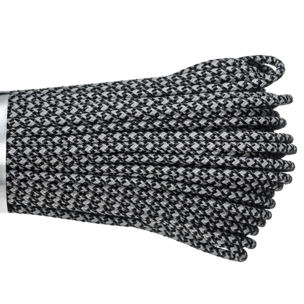 CORD паракорд 275 nylon 5м SuperReflective (black snake)