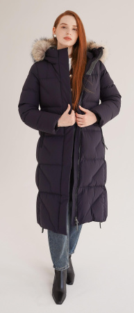 Женское пуховое пальто LAPLANGER Аврора (опушка чернобурка)