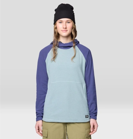 MHW джемпер Summit Grid Tunic Hoody жен. (XL, бирюзовый/фиолетовый )