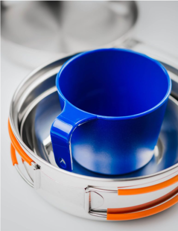 Набор посуды GSI Glacier Stainless 1 Person Mess Kit