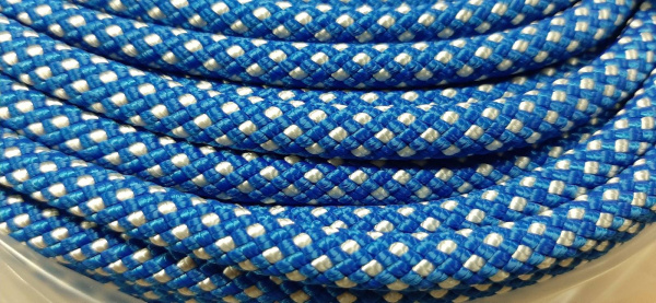 ШНУР репшнур ПА 6 мм 32-ти пр с ПА серд. (василёк)