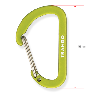 Брелок-карабин TRANGO MINI FLAT