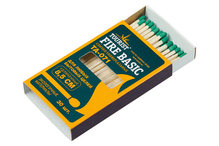 Спички универсальные TOURIST FIRE BASIC (8,5 см 30 шт)