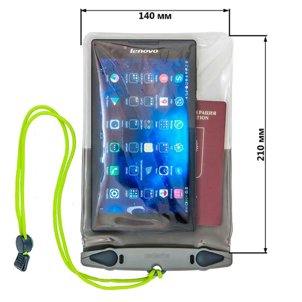 Водонепроницаемый чехол для смартфонов большого размера AQUAPAC Medium Whanganui Case