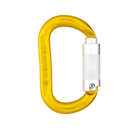 Карабин овал алюминиевый с автоматической муфтой TRANGO Tiny Triple Lock (Keylock)