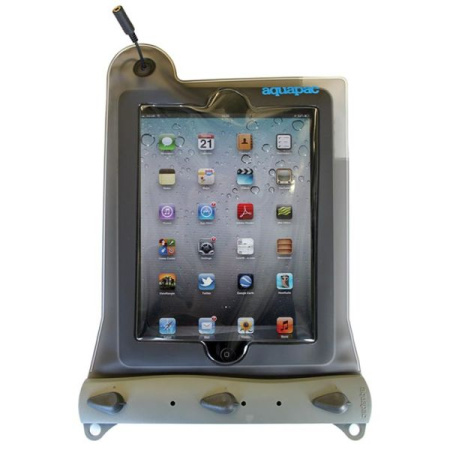 Чехол с выводом провода AQUAPAC Waterproof Case for iPad (Cool Grey)