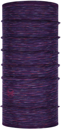 Бандана BUFF Lightweight Merino Wool Slim Fit Slim Fit Purple Multi Stripes
