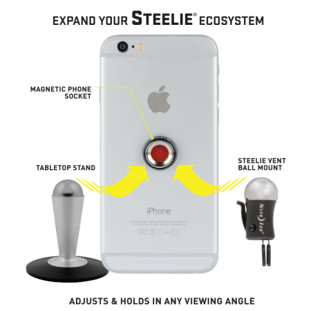 Магнитный держатель Steelie Desk & Dash System