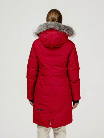Женская пуховая куртка LAPLANGER Парка (опушка енот)