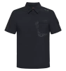 H.U.T. поло KEVAT муж. (XL, чёрный)