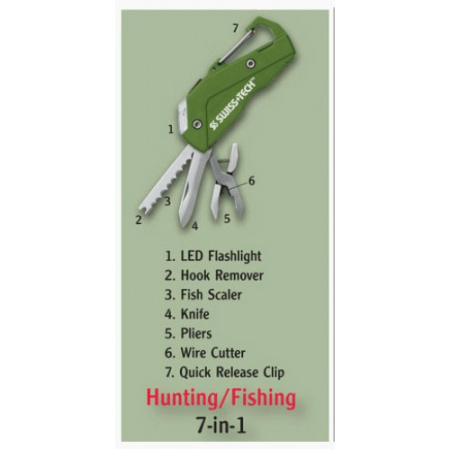 Мультиинструмент SwissTech Hunting/Fishing 7-in-1