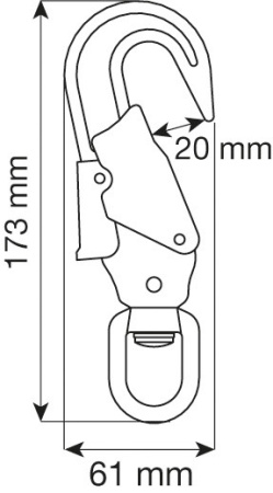 Вертлюг CAMP SWIVEL HOOK 20 mm