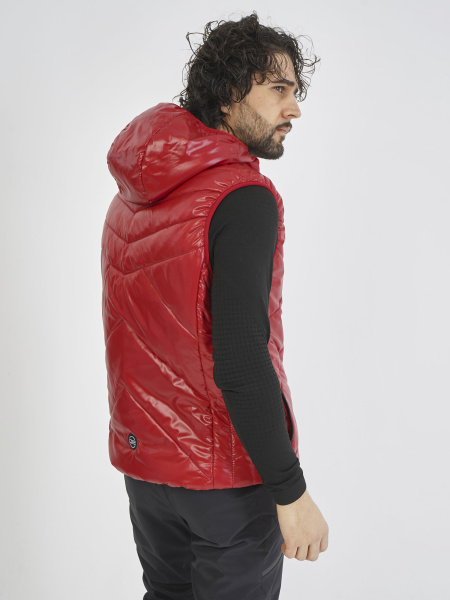 Мужской утепленный жилет с капюшоном DE Ленинград