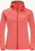 JACK WOLFSKIN куртка SUPER DWR GRID FLEECE жен. (S, desert rose, 2072)