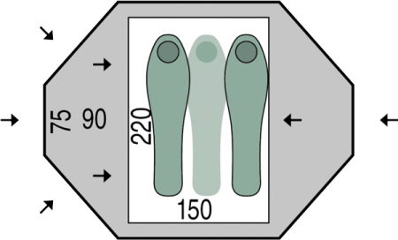 Палатка PINGUIN Tornado 2