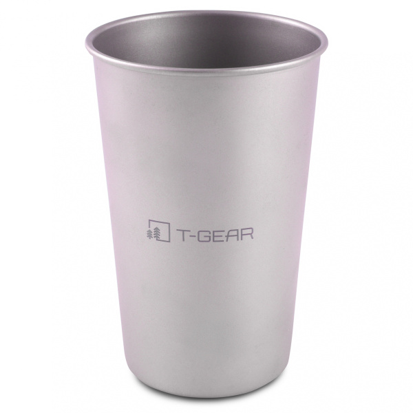Титановый cтакан T-Gear Titanium Beer Cup 500