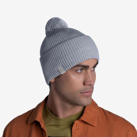 Шапка BUFF Knitted Hat Tim Light Grey