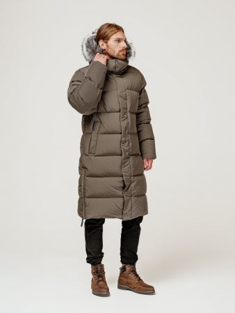 Мужское пуховое пальто LAPLANGER Флойд (опушка енот)