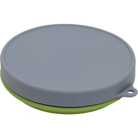 Миска силиконовая TRACK с крышкой оливковая 500 мл