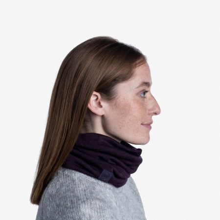 Бандана BUFF Heavyweight Merino Wool Solid Deep Purple