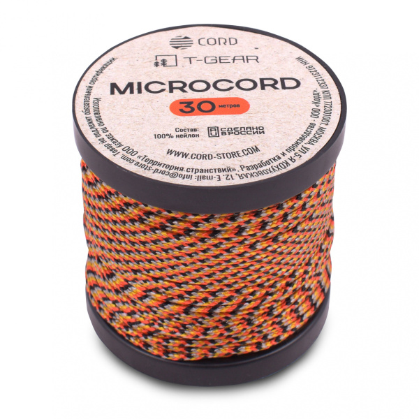 Микрокорд T-Gear x CORD nylon (катушка 30м) 1.2 мм