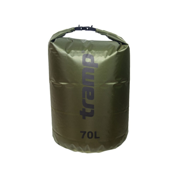 TRAMP гермомешок ПВХ Diamond RipStop 70 л (оливковый)