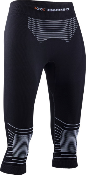 X-BIONIC брюки ENERGIZER 4.0 3/4 PANTS жен. (L, opal black/ arctic white)