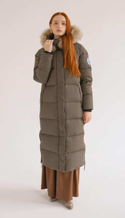 Женское пуховое пальто LAPLANGER Эстери (опушка енот)