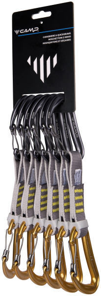 Комплект карабинов с оттяжкой CAMP DYON EXPRESS KS 12 cm 6 PACK