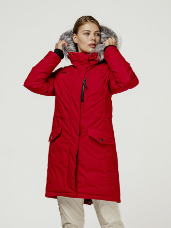 Женская пуховая куртка LAPLANGER Парка (опушка енот)