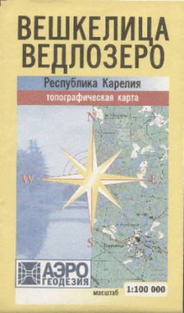 Карта Вешкелица. Карелия