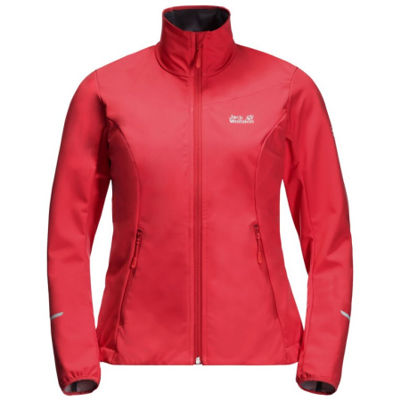 JACK WOLFSKIN куртка DELTA TRAIL жен. (S, tulip red, 2058)